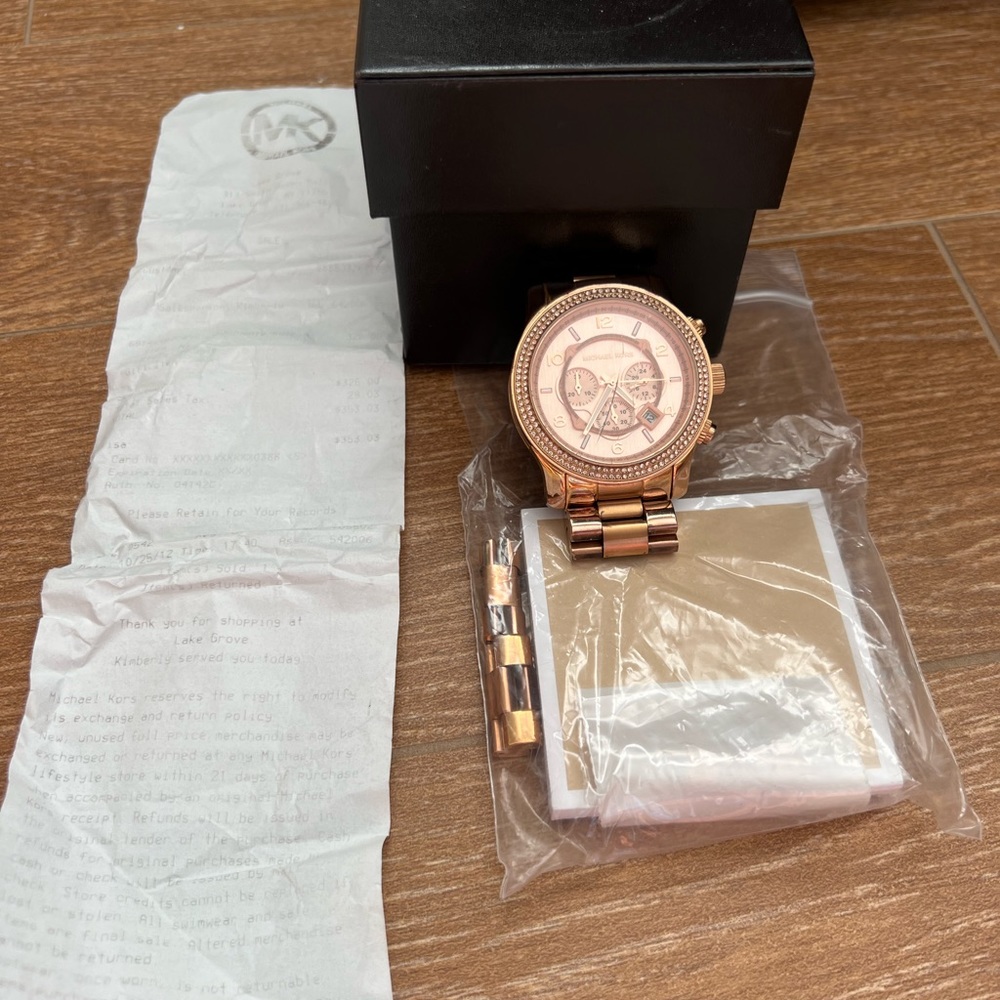 Michael Kors Rose Gold Watch